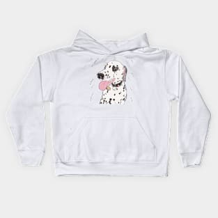 Cute Dalmatian Dog Kids Hoodie